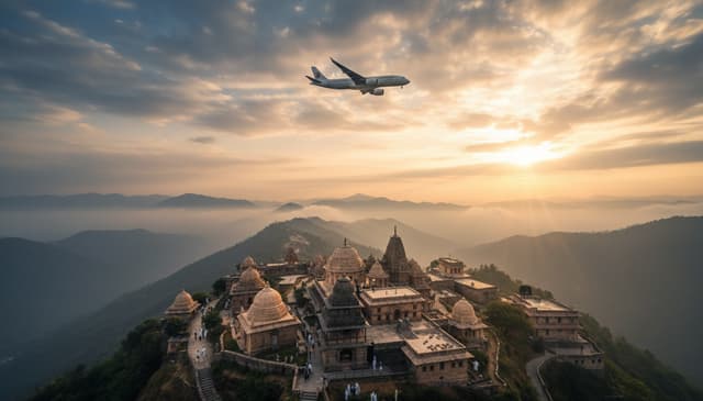 Ashram flights: exploring sustainable travel options for spiritual journeys