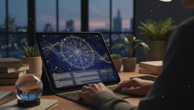 Astrologische Analyse online erstellen: Schritt für Schritt zum eigenen Horoskop