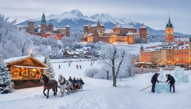 Atrakcje turystyczne Polska zimą: przewodnik po najciekawszych miejscach