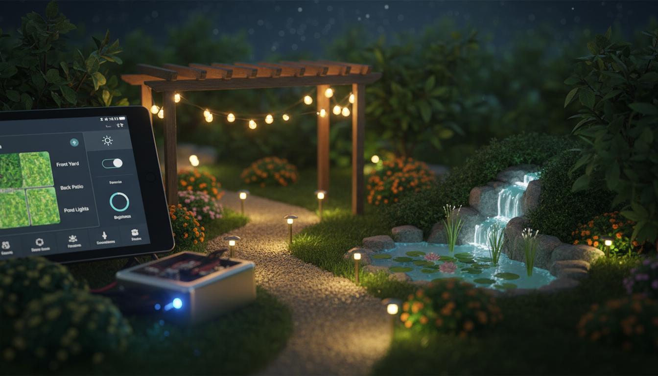 Automatyczne sterowanie oświetleniem ogrodu: praktyczny przewodnik