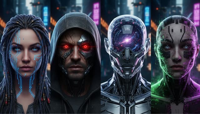 Avatary inspirowane cyberkulturą: jak stworzyć nowoczesny profil