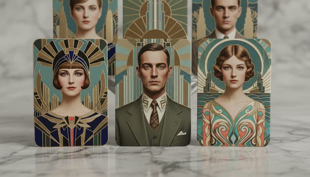 Avatary inspirowane stylem Art Deco: przewodnik po eleganckim designie