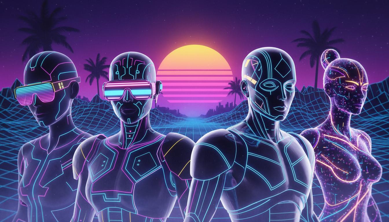 Avatary inspirowane stylem synthwave: przewodnik po trendzie 2024