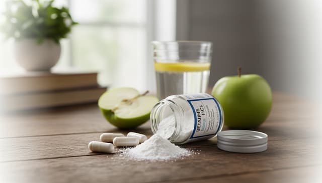 Betaína HCl: jak działa i kiedy warto ją stosować?