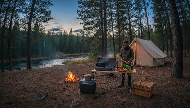 Camping z kuchnią: praktyczny przewodnik po wygodnym gotowaniu na biwaku