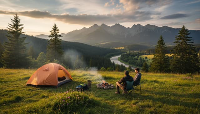 Przewodnik po campingach w Pieninach: gdzie warto zatrzymać się na nocleg