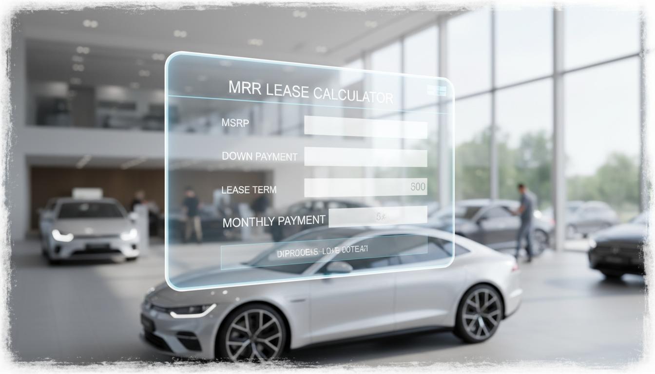 How a Car Lease Calculator Can Help You Make Smarter Decisions
