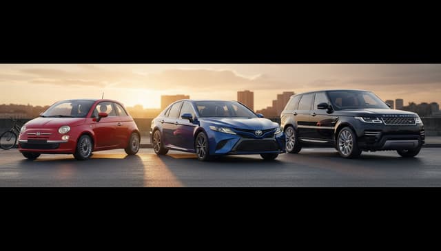 Car size comparison: practical guide to choosing the right vehicle