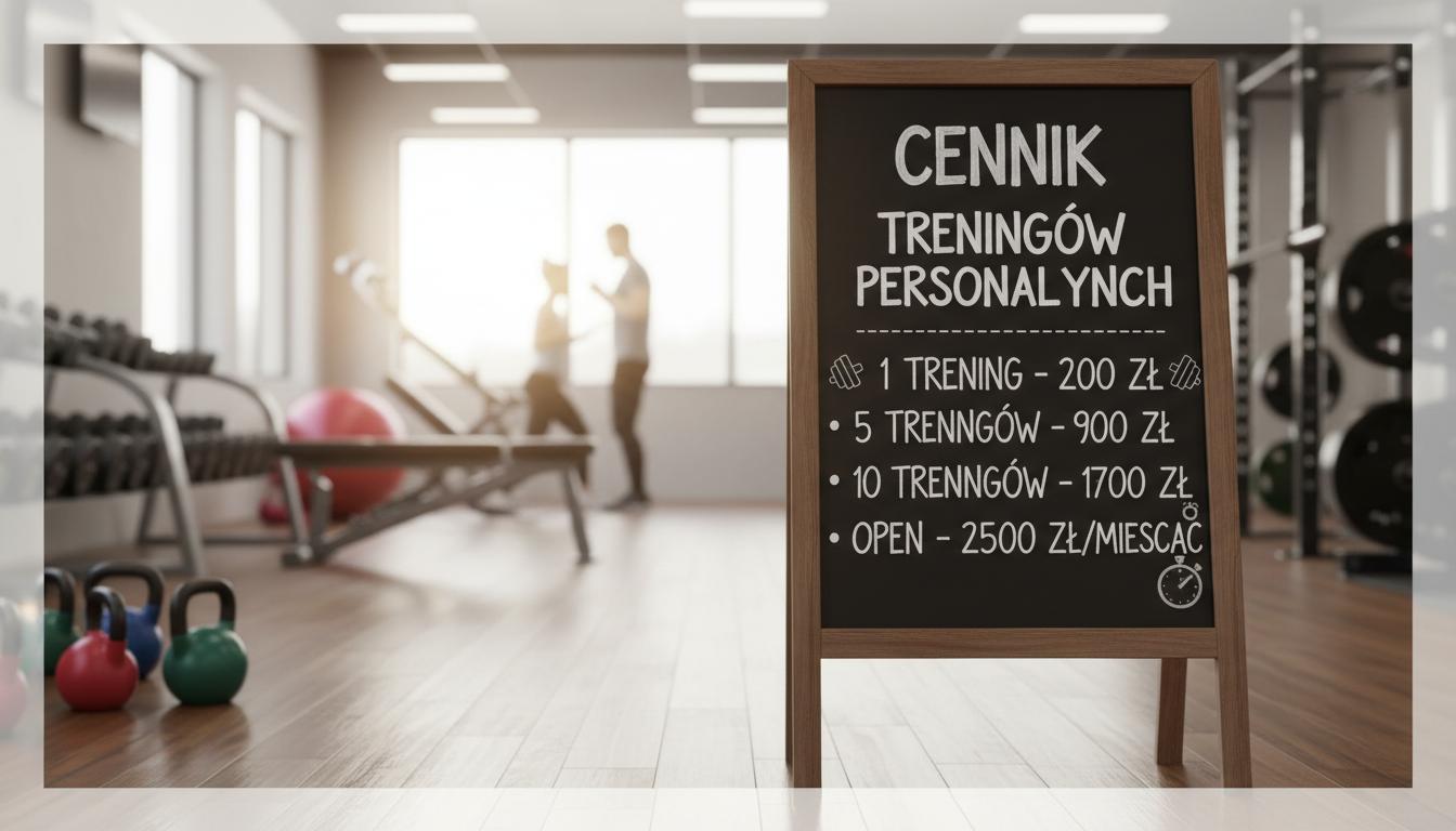 Cennik treningów personalnych: przewodnik po ofertach i pakietach