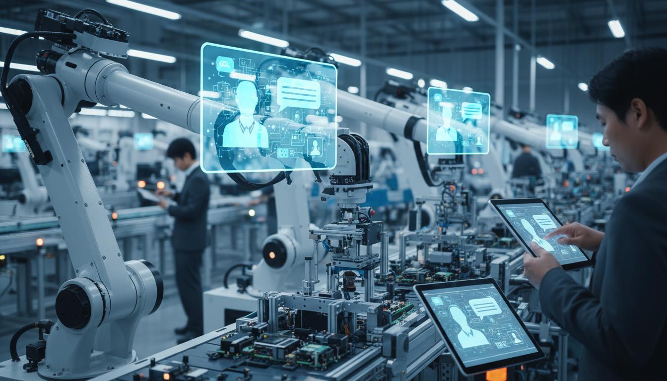 Chatboty w produkcji: jak usprawniają procesy przemysłowe