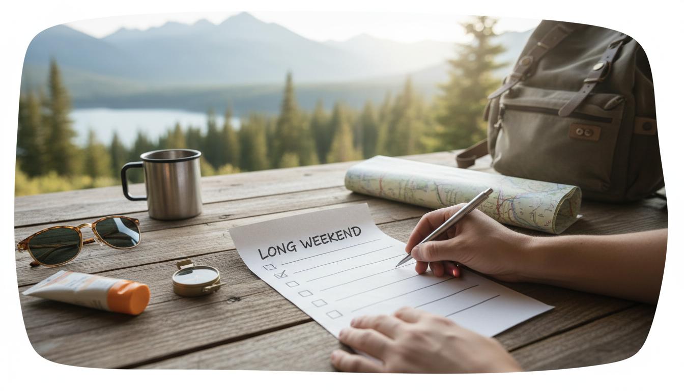 Checklista dlugi weekend: plan, pakowanie i plan B bez chaosu