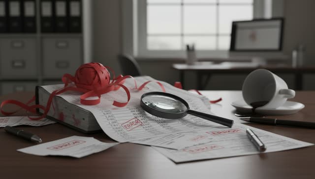 Co zrobić z błędami w dokumentacji księgowej: praktyczny przewodnik