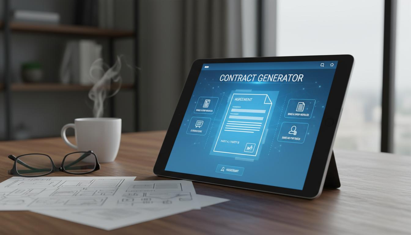 How a Contract Template Generator Simplifies Your Document Creation Process