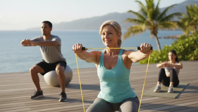 Ćwiczenia fitness bezpieczne dla zdrowia: praktyczny przewodnik