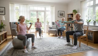 Ćwiczenia fitness dla osób starszych w domu: praktyczny przewodnik