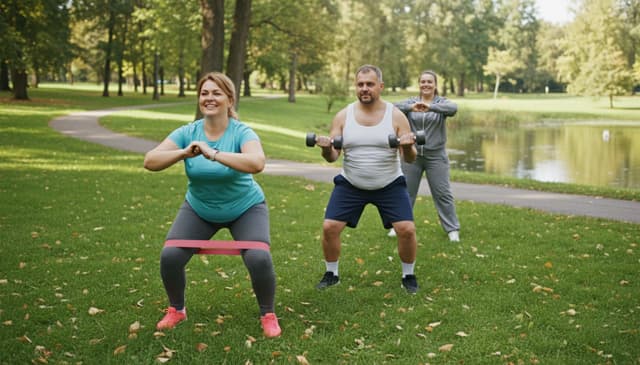 Ćwiczenia fitness dla osób z nadwagą: praktyczny przewodnik