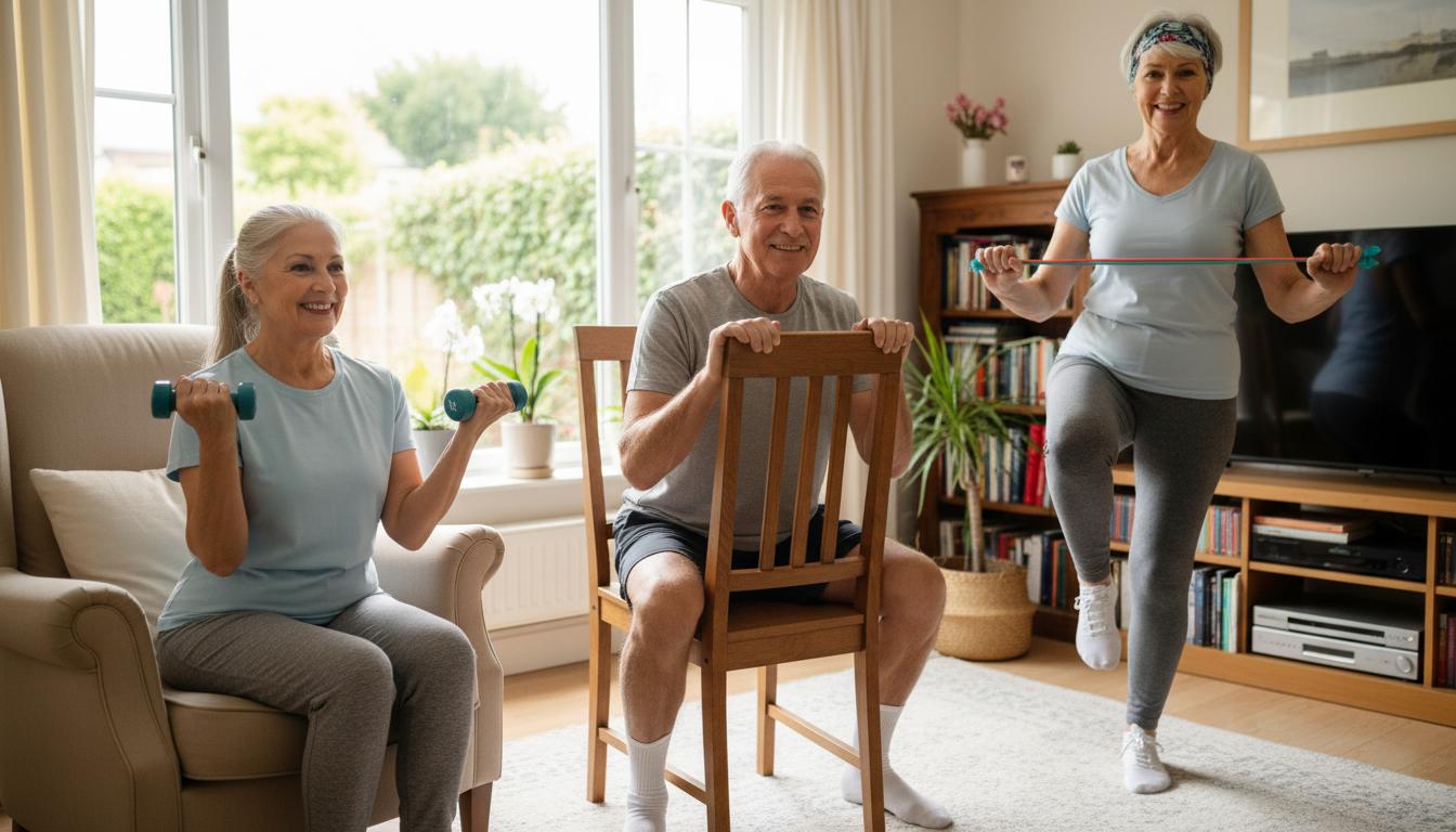 Ćwiczenia fizyczne dla seniorów w domu: praktyczny przewodnik