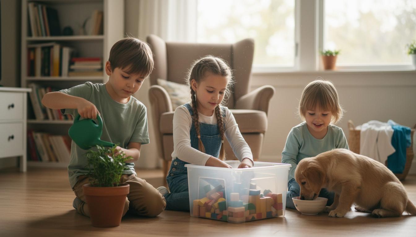 Ćwiczenia odpowiedzialności dla dzieci: praktyczny przewodnik dla rodziców