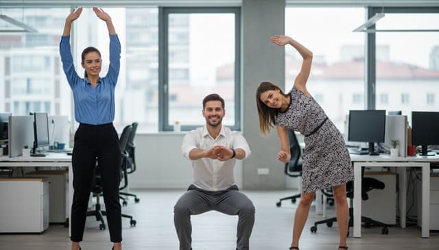 Ćwiczenia w biurze: praktyczny przewodnik dla zdrowia i energii