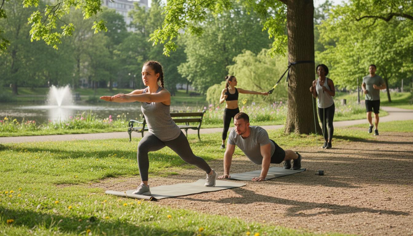 Ćwiczenia w parku: praktyczny przewodnik dla każdego poziomu fitness