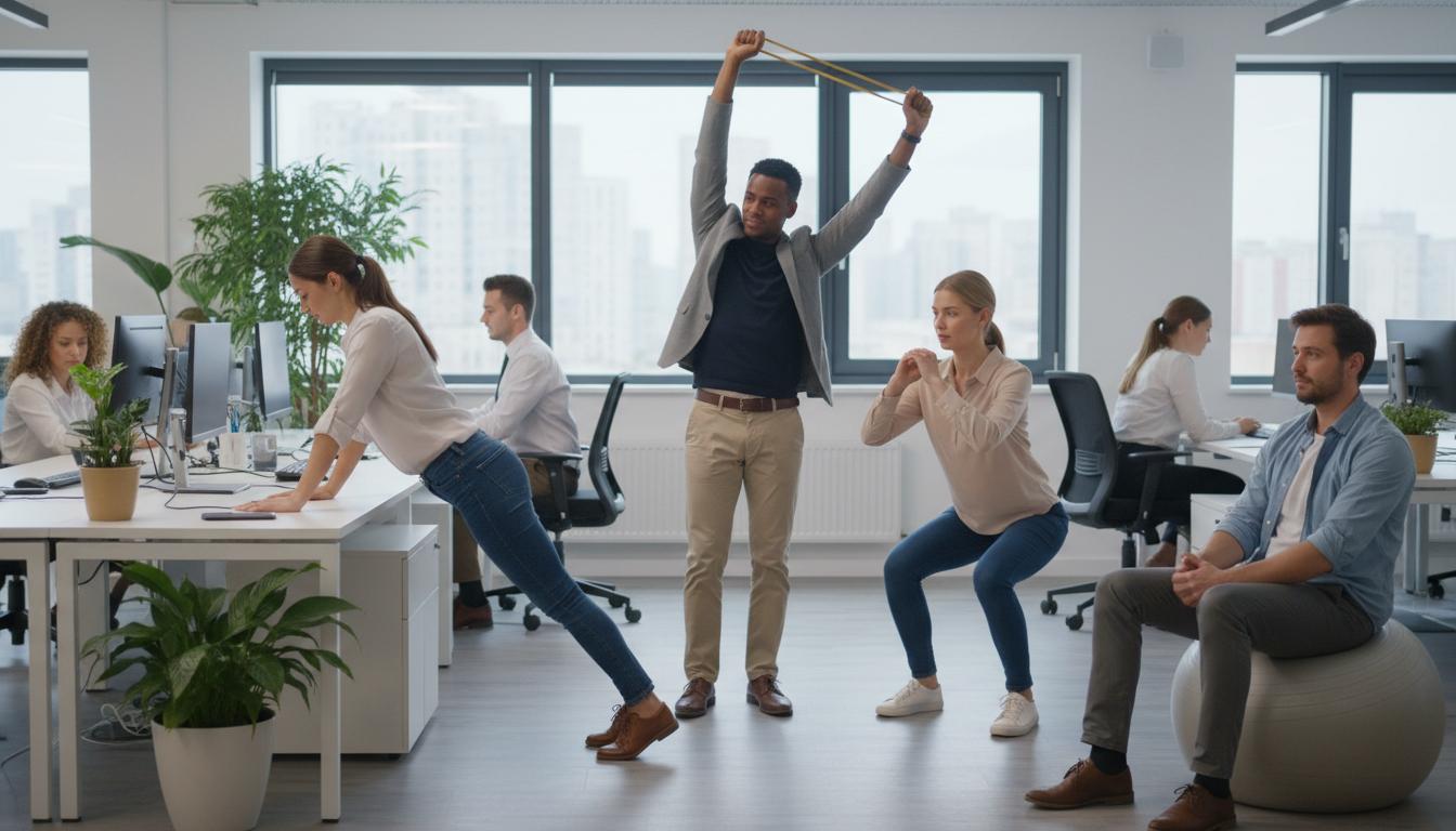 Ćwiczenia w pracy: praktyczny przewodnik dla zdrowia i energii