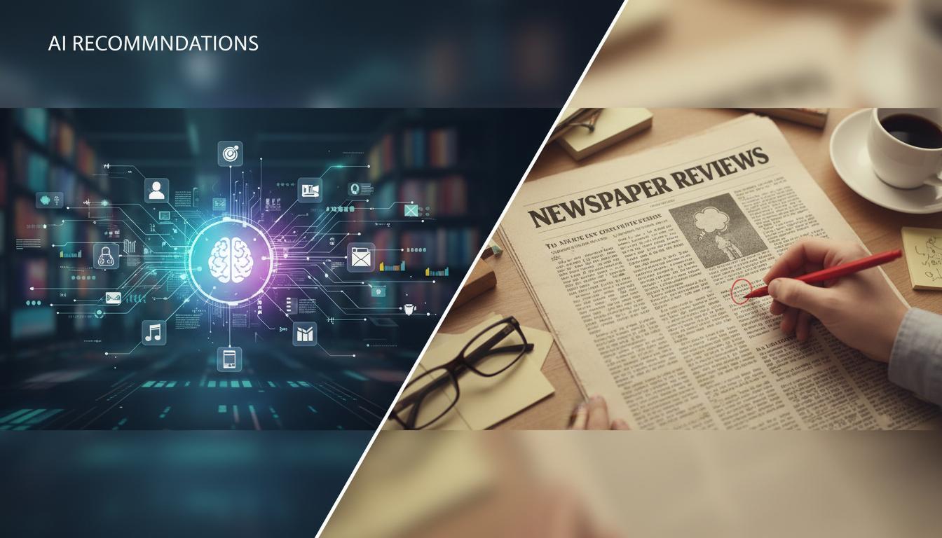 Czy rekomendacje AI są lepsze niż recenzje gazetowe? analiza i porównanie