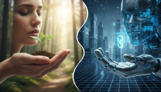 Czym różni się człowiek od AI: kluczowe różnice i wyzwania