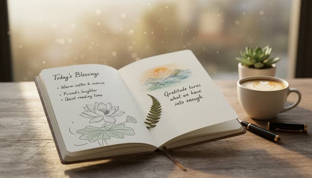 Daily gratitude journal ideas to boost mindfulness and well-being