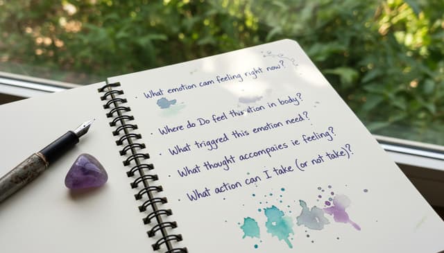 Daily reflection journaling prompts for emotional clarity and growth