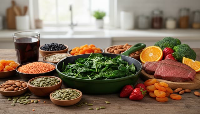 Dieta bogata w żelazo: jak naturalnie zwiększyć poziom żelaza w diecie