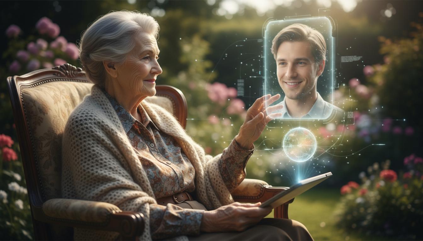 How Digital Memorial Conversations Accelerate Healing in Elderly Care