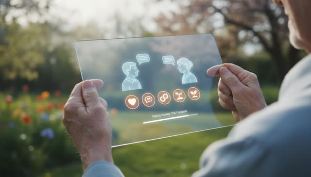 Digital Memorial Conversations: Coping Tools for the Elderly Explained