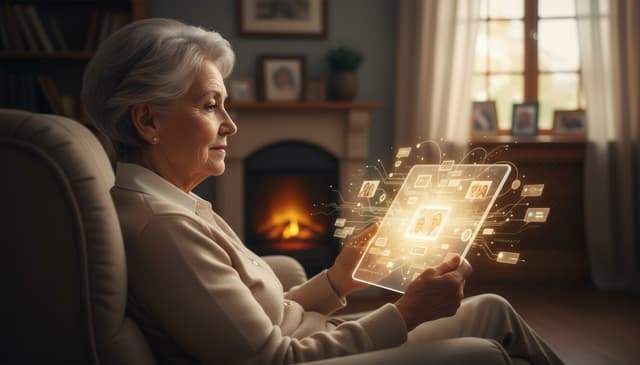 Digital Memorial Conversations in Elderly Care: Reviews and Insights