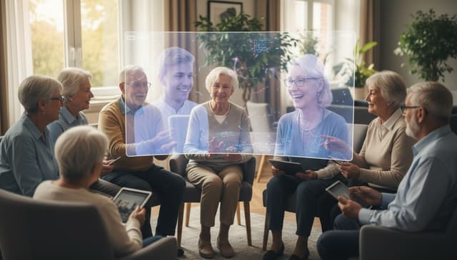 Digital Memorial Conversations in Elderly Care: Enhancing Connection and Comfort