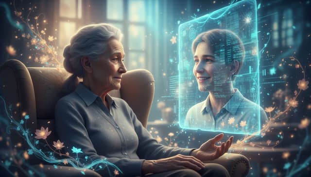 Digital Memorial Conversations As a Path to Emotional Growth for the Elderly