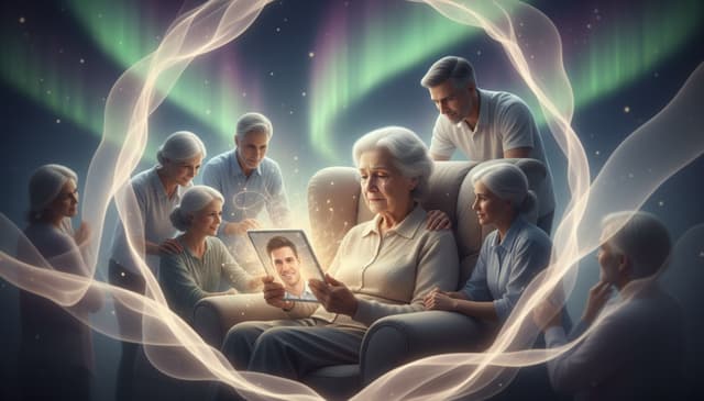 Digital Memorial Conversations: Supporting Emotional Healing for the Elderly