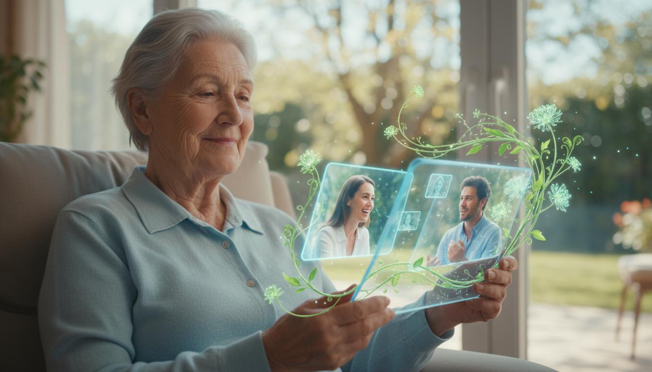 How Digital Memorial Conversations Enhance Growth in the Elderly