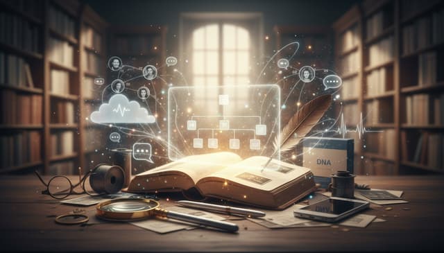 Digital memorial conversations: practical tools for family historians