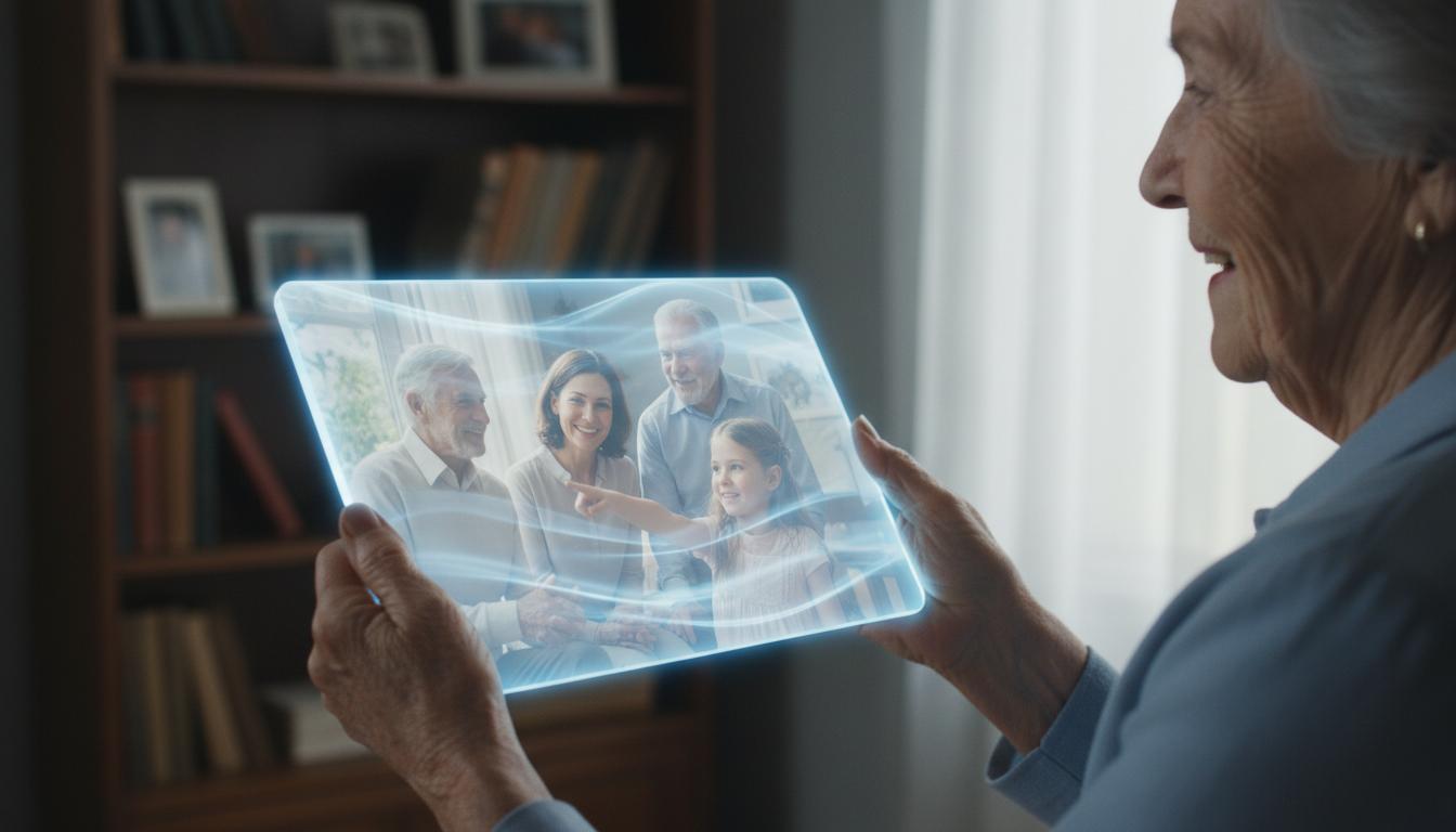 Digital Memorial Conversations: Preserving Family History Through Elderly Stories