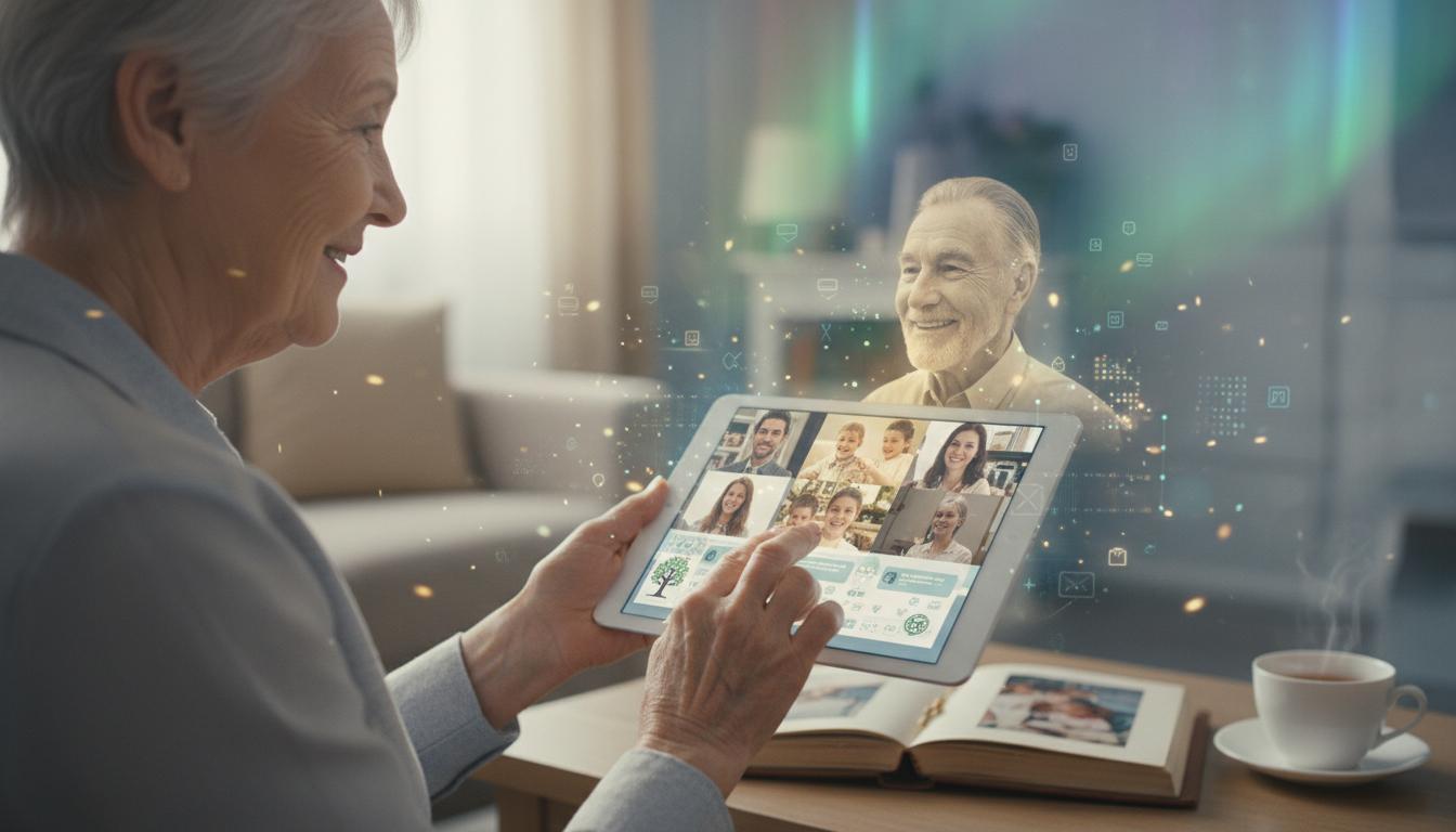 Digital Memorial Conversations and Family Traditions with the Elderly