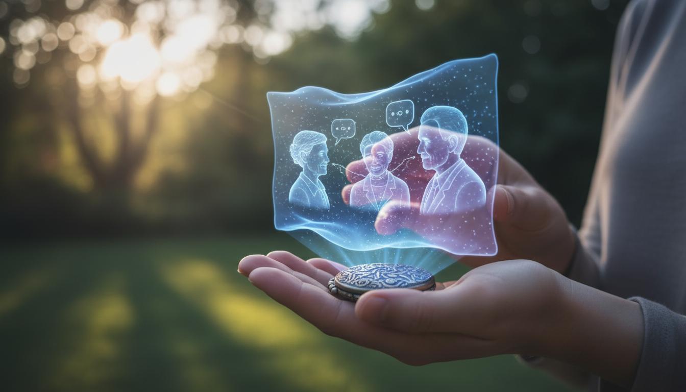 Exploring Digital Memorial Conversations Features on Theirvoice.ai