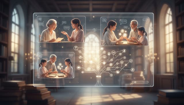 Digital memorial conversations: preserving legacy through meaningful teaching