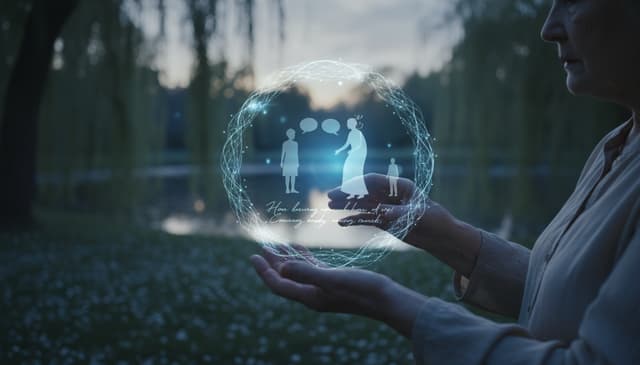 Digital memorial conversations: how mourning assistance can help healing