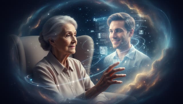 Digital Memorial Conversations: How Elderly Find Closure Through Technology