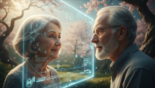 Digital Memorial Conversations: Enhancing Personal Development for the Elderly