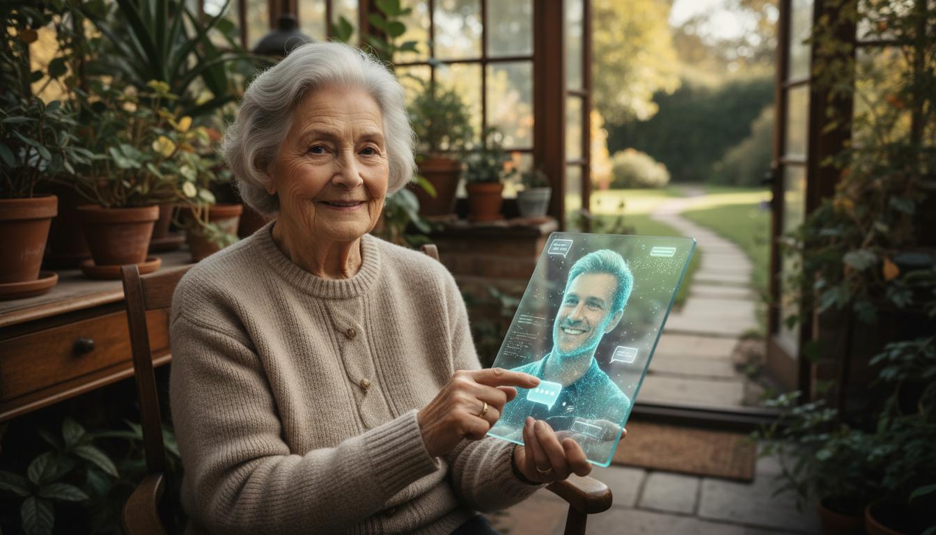 Digital Memorial Conversations: Enhancing Senior Citizen Experiences with Theirvoice.ai