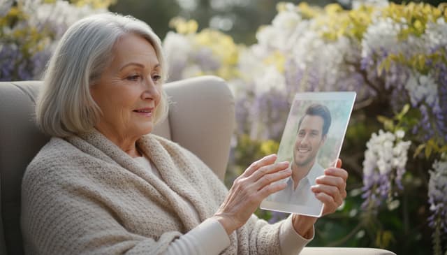 How digital memorial conversations help seniors reconnect emotionally