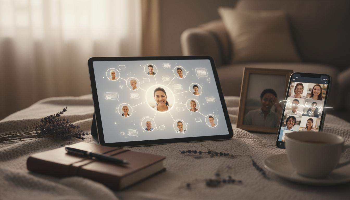 How Digital Memorial Conversations Support Grief Recovery in Healing Process