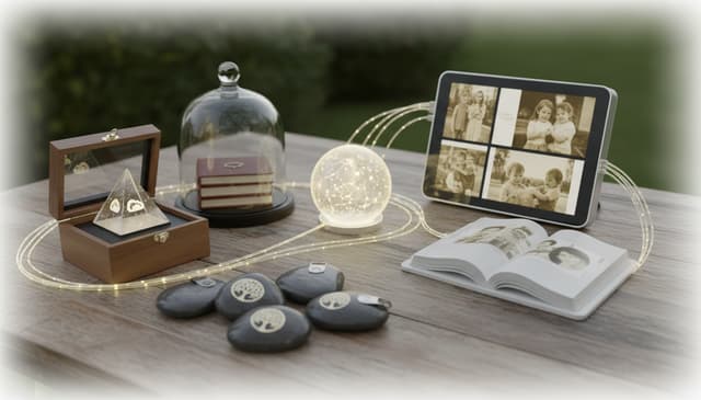 Creative digital memorial keepsake storage ideas for lasting memories
