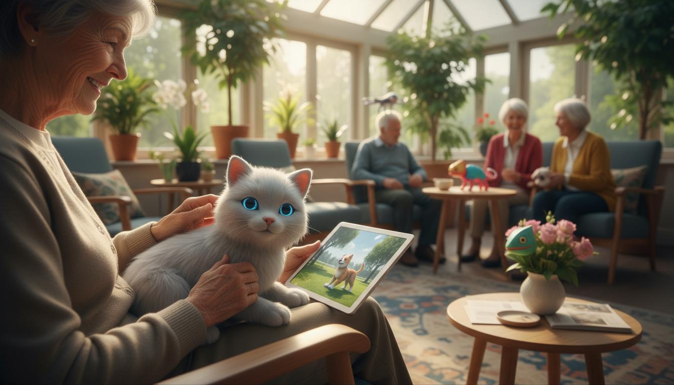 Digitale Haustiere für Seniorenheime: Neue Wege der Betreuung und Freude